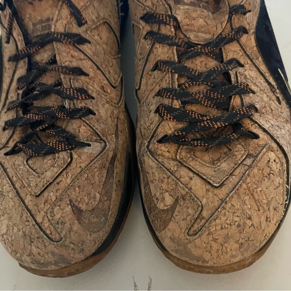 Nike LeBron 12 EXT Cork 2015 Gold Swoosh “King’s Court” Basketball Shoes-Size 10 - Picture 13 of 13